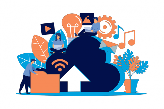 Cloud Computing vector